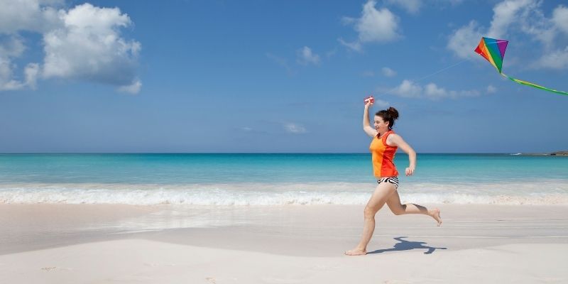 Kite Flying on the Beach