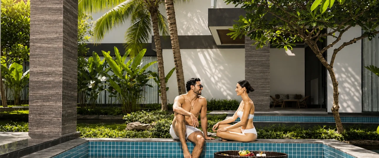Da Nang resort promotion featuring private pool villa package at KOI Resort